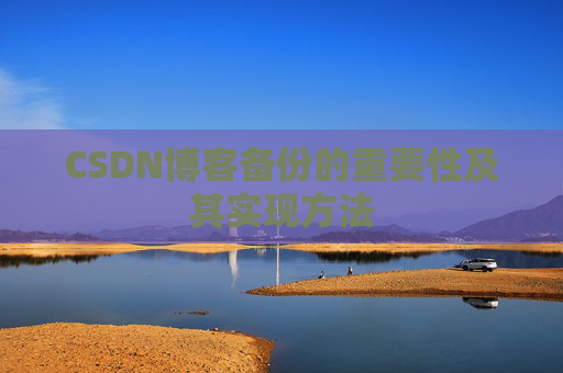 CSDN博客备份的重要性及其实现方法